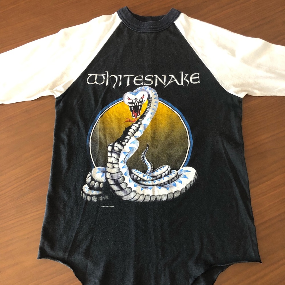 VINTAGE 1987 Whitesnake Concert T-Shirt
